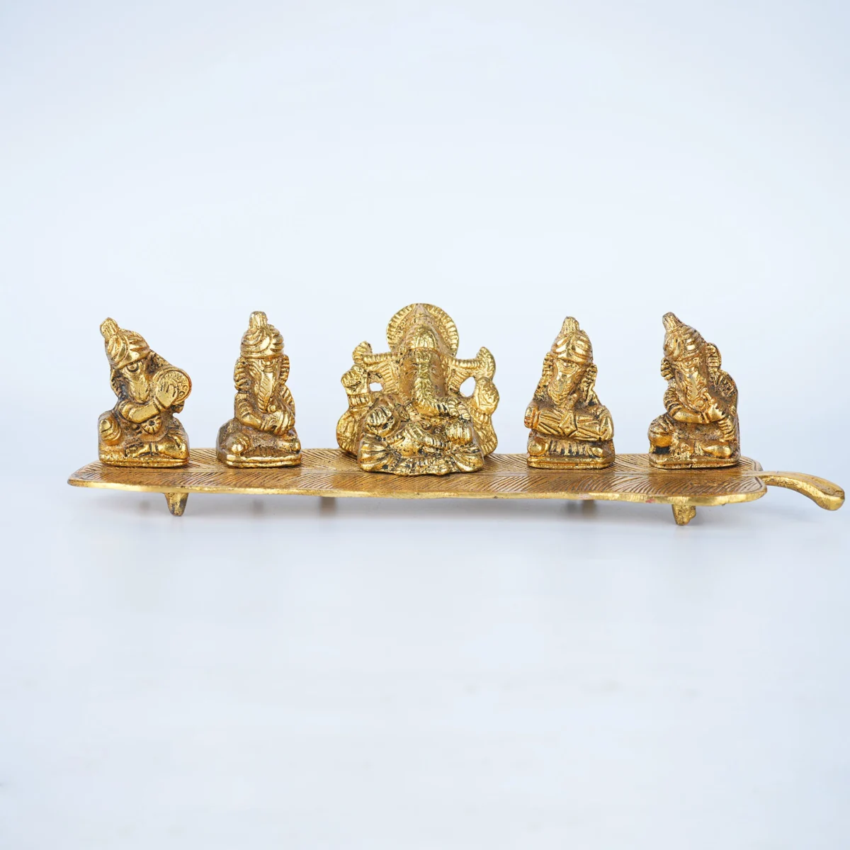 Spiritual Soul Metal Ganesha Idol with Disciples