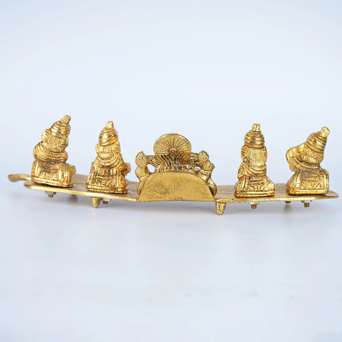 Spiritual Soul Metal Ganesha Idol with Disciples