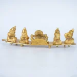 Spiritual Soul Metal Ganesha Idol with Disciples