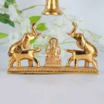 Spiritual Soul Metal Gold Plated Sindoor Box