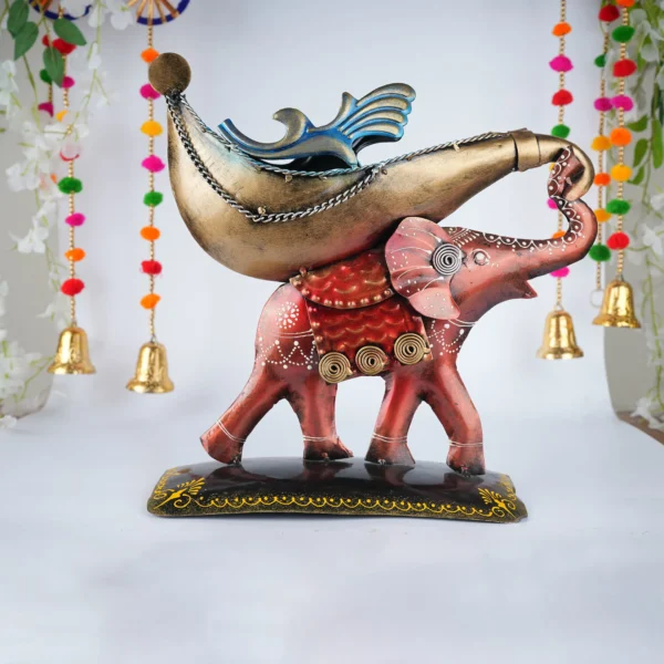 Spiritual Soul Hand Painted Metal Wine Bottle Stand