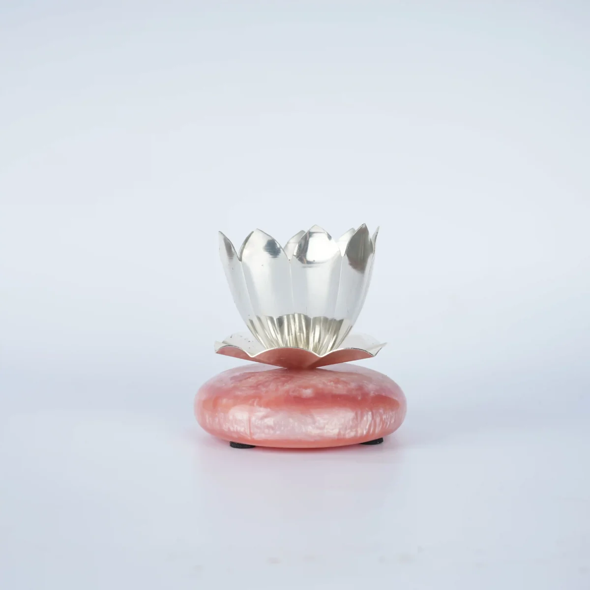 Spiritual Soul Silver Plated Diya