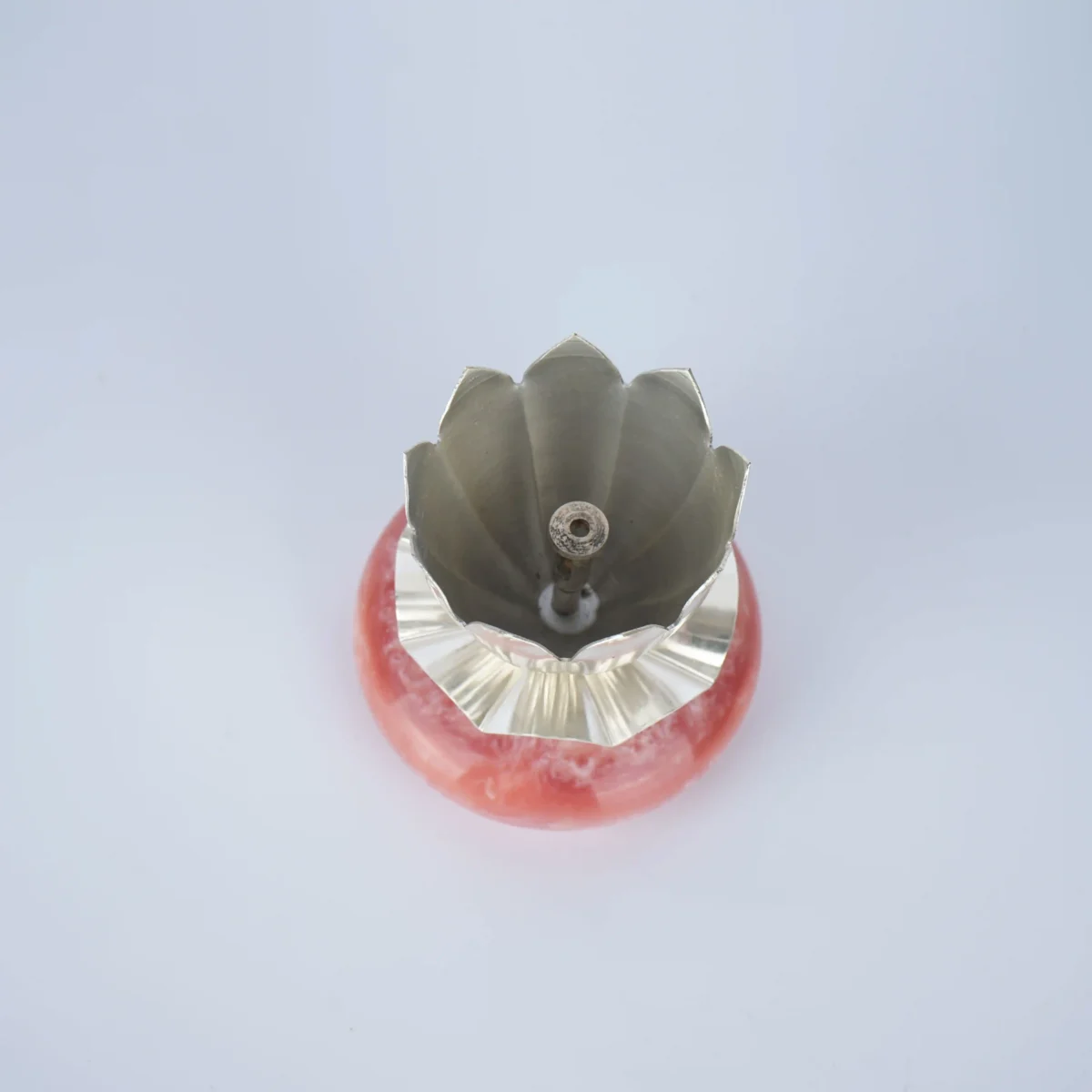 Spiritual Soul Silver Plated Diya