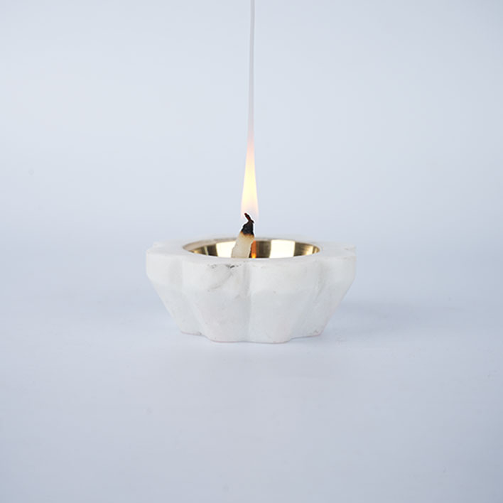 SPIRITUAL SOUL MARBLE DIYA WITH VELVET BOX SET OF 2