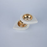 SPIRITUAL SOUL MARBLE DIYA WITH VELVET BOX SET OF 2