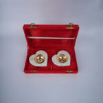 SPIRITUAL SOUL MARBLE DIYA WITH VELVET BOX SET OF 2