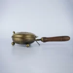 SPIRITUAL SOUL BRASS LOBAN BURNER WITH WOODEN HANDLE
