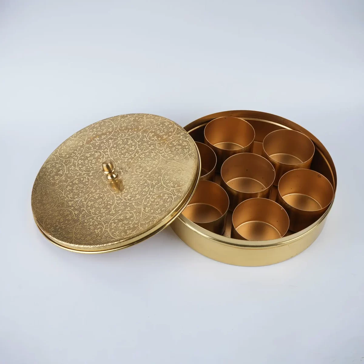 SPIRITUAL SOUL BRASS MASALA BOX