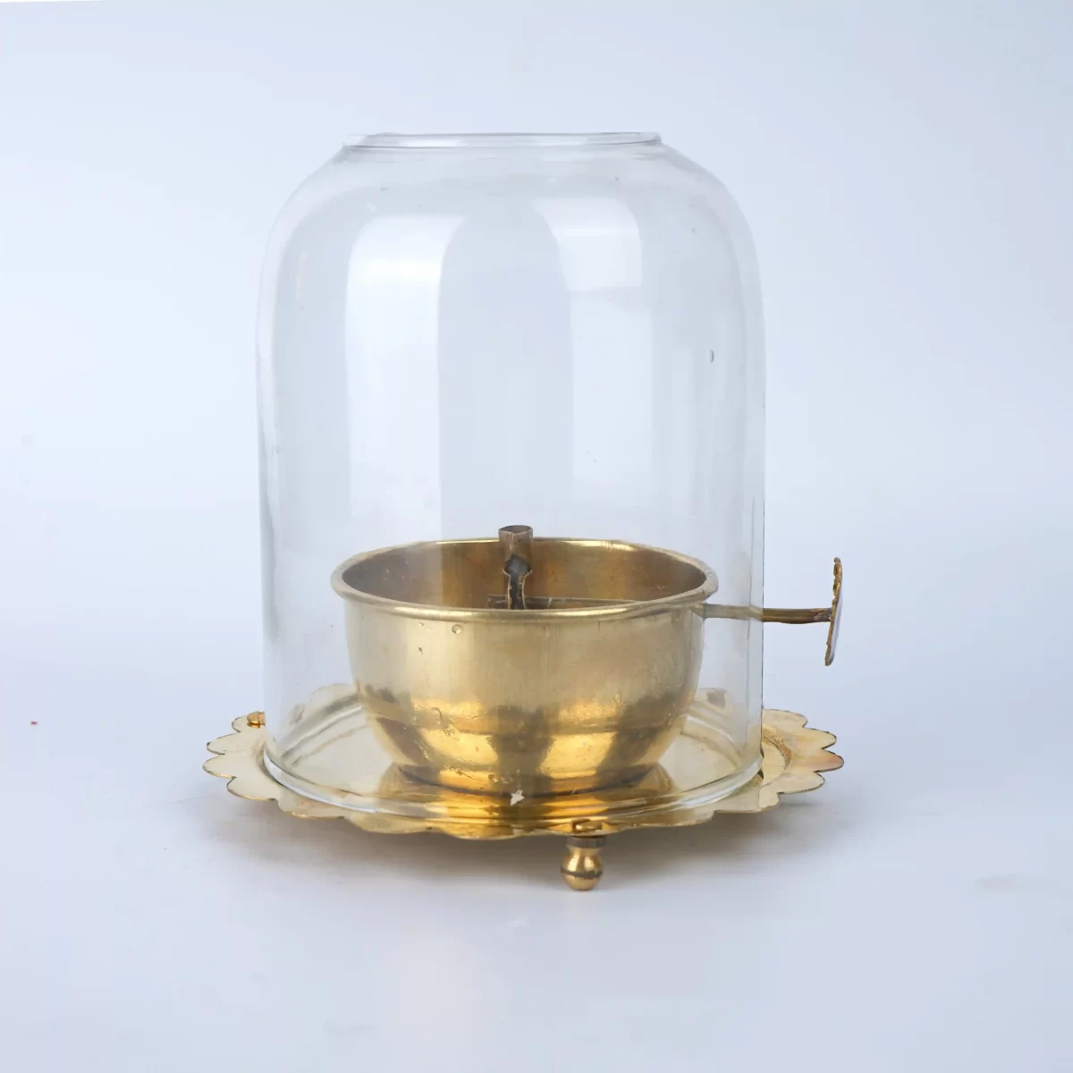 Spiritual Soul 100ML Brass Amar Jyoti Diya 3 Spiritual Soul 100ML Brass Amar Jyoti Diya