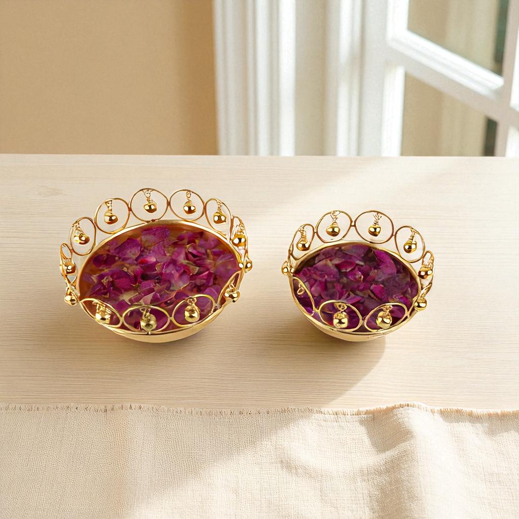 SPIRITUAL SOUL METAL URLI SET OF 2