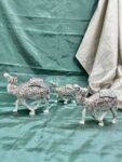 German Silver Camel Figurine Set for Home Décor and Premium Gifting