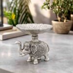 Spiritual Soul Elephant Lotus Bowl Decorative Accent