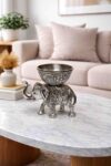 Spiritual Soul Silver Elephant Bowl Set – Decorative Elephant Bowl Gift Box for Home Decor