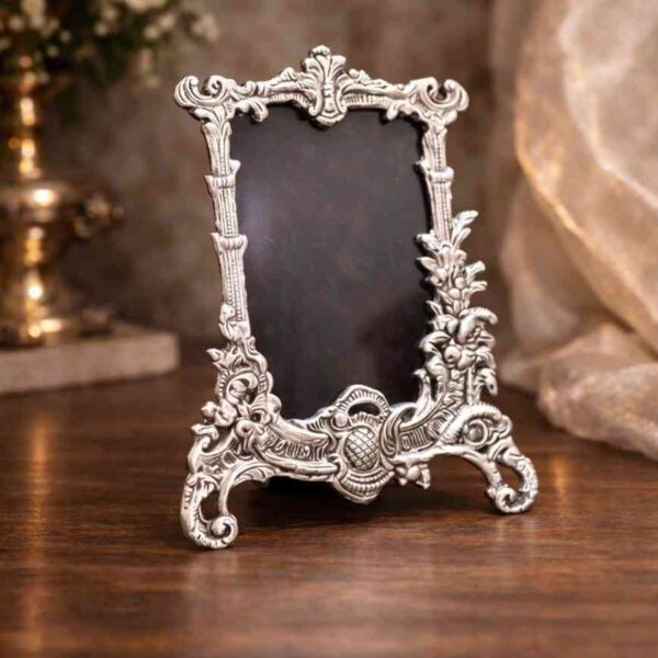 Silver Ornamental Photo Frame Decorative Gift