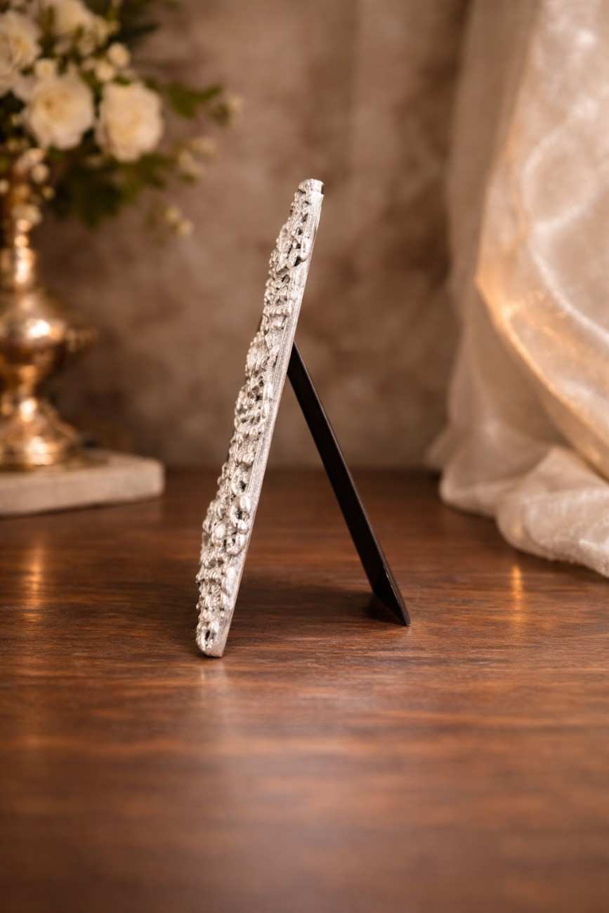 Silver Ornamental Photo Frame Decorative Gift