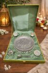Spiritual Soul Exclusive German Silver Pooja Thali Set