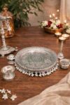 Spiritual Soul Exclusive German Silver Pooja Thali Set