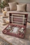 Silver Elephant Bowl Gift Set with Photo Frame and Decorative Tray