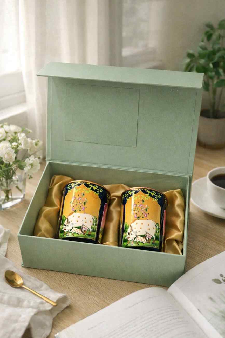 Copper Glass Gift Set – Premium Pure Copper Glasses for Wedding Gift and Luxury Gifting 2 Copper Glass Gift Set – Premium Pure Copper Glasses for Wedding Gift and Luxury Gifting