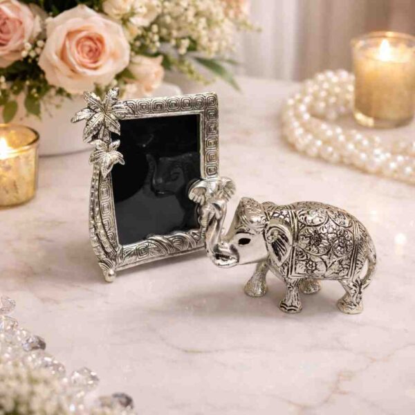 German silver decorative tray combo set
