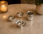 Luxury Pure German Silver Pooja Thali Set with Diya & Kalash – 13 Inch