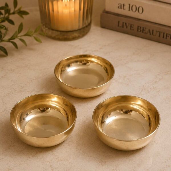 Luxury kansa thali set for healthy dining lifestyle