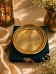 Pure Brass Vastu Tortoise Plate with Brass Bowl | Handcrafted 4 Inch Brass Turtle Decorative Plate for Home Décor & Pooja